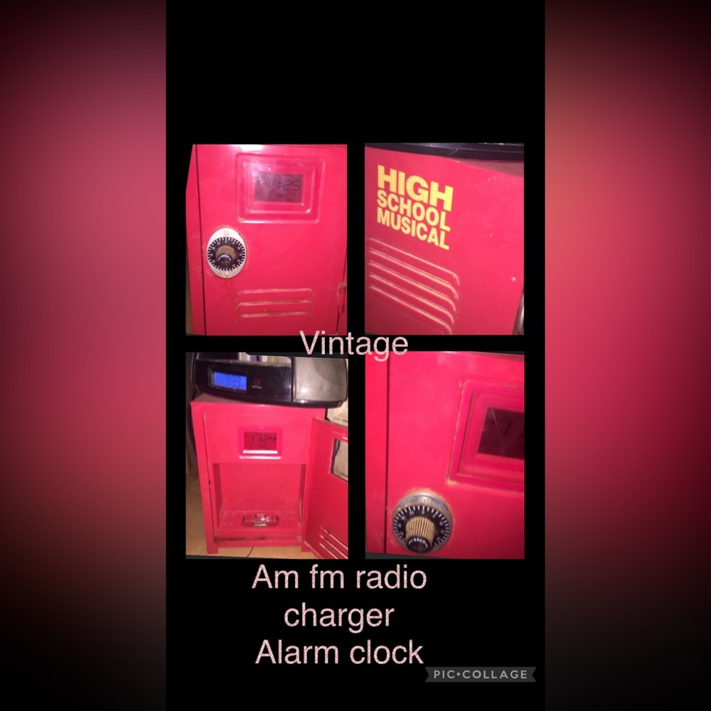 Vintage high school musical. Blue tooth radio